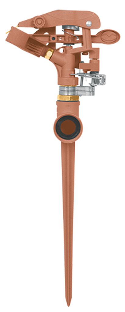 Aspersor metálico una vía, estaca de 11', Truper ASP-11, 10318