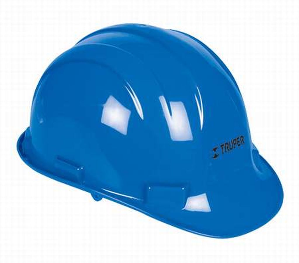 Casco de seguridad, ajuste de matraca, azul, Truper CAS-Z, 10371