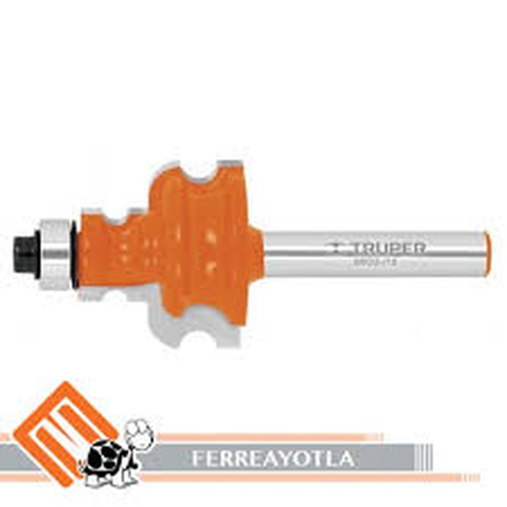 Broca router, jovel, 1', con balero, Truper BROU-J1X, 10674