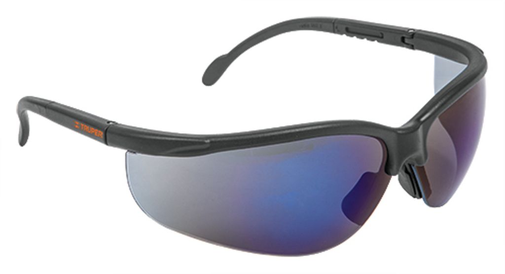 Lentes de seguridad espejo azul, Truper Vision LEDE-EZ, 10826