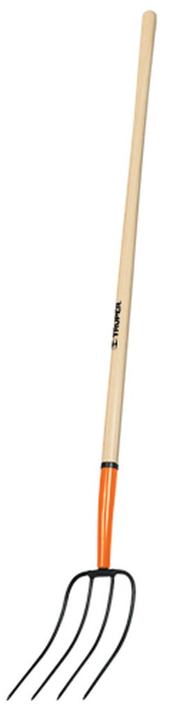 [11003] Bieldo para paja, 4 dientes, mango 48', Truper BPJ-4, 11003