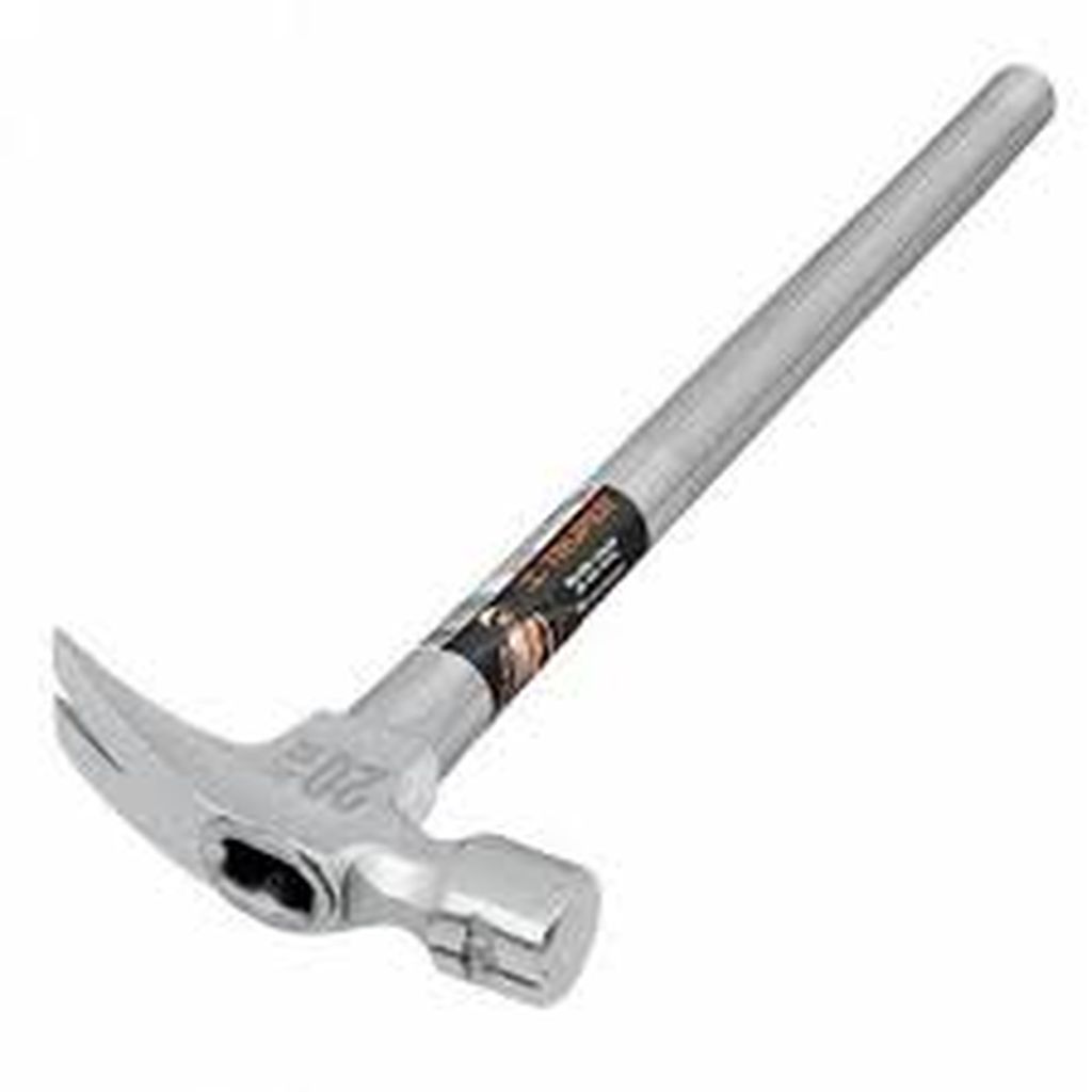 Martillo cabeza cónica 29 mm uña curva, mango tubular MAC-29T, 11175