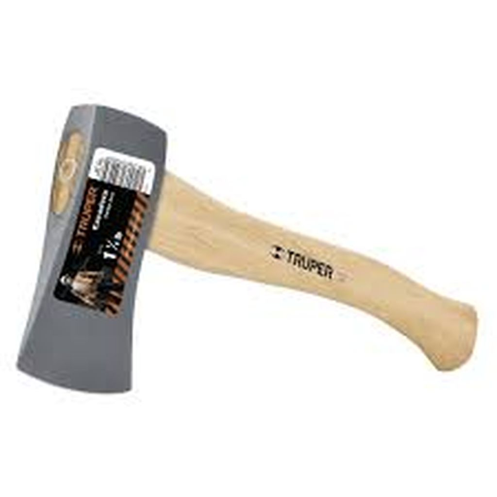 Hacha cazadora, 1-1/4 lb, mango hickory 14', cabeza pulida HC-1-1/4E, 11376
