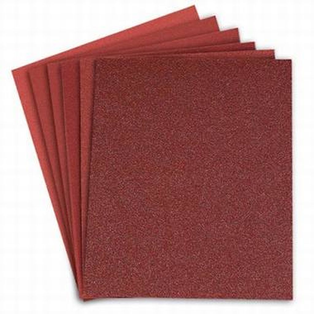 Lija de esmeril roja grano 50 de óxido de aluminio, Truper LIMER-50, 11641