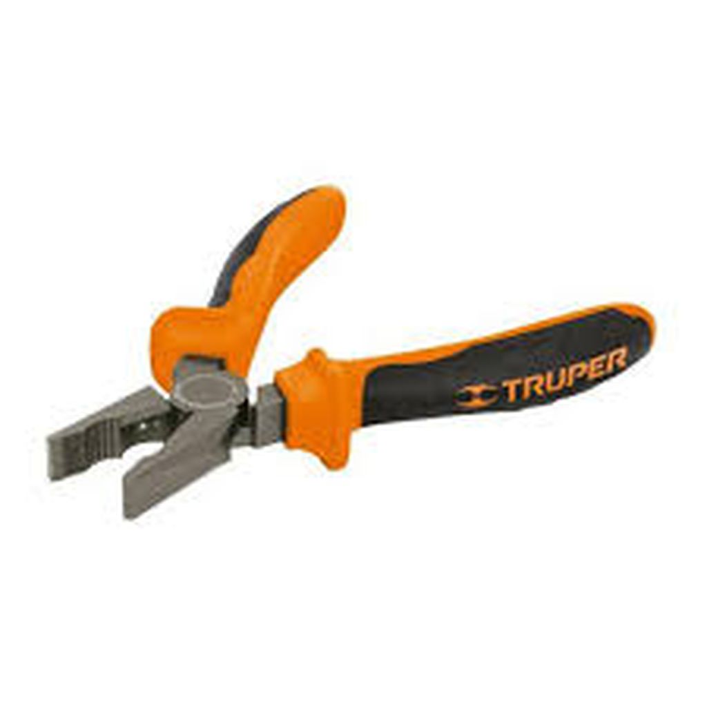 [12347] Pinza para electricista 6' mango Comfort Grip, Truper Expert T201-6X, 12347