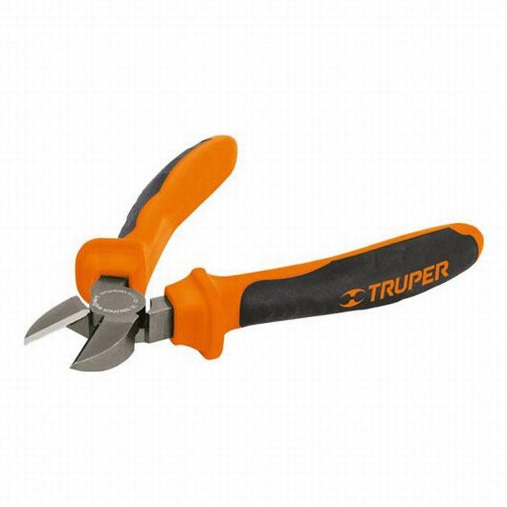 [12349] Pinza corte diagonal 7' mango Comfort Grip, Truper Expert T202-7X, 12349