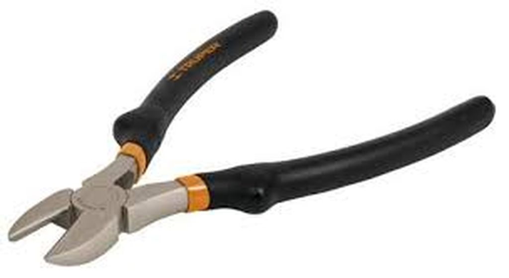 [12353] Pinza de corte diagonal 8' mango de PVC, Truper T202-8, 12353