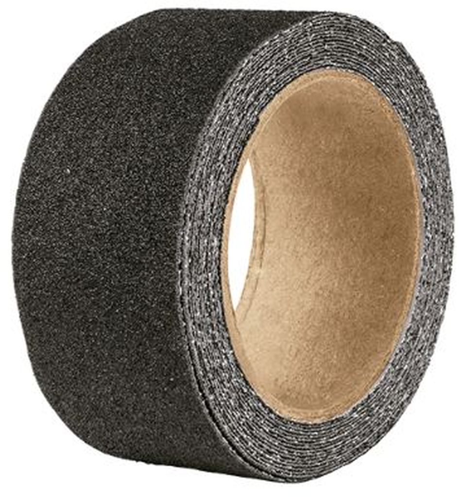 Rollo de 5 m de cinta antiderrapante negra 50mm con abrasivo CIA-25N, 12532