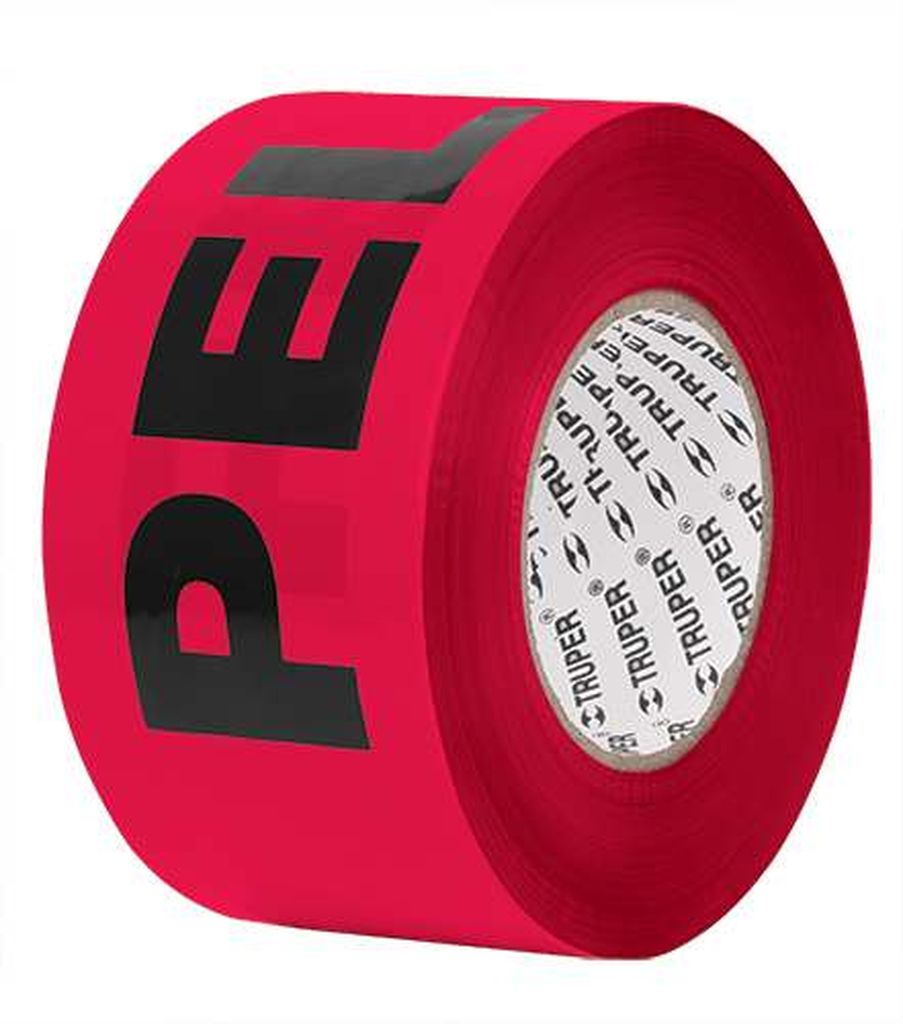 Rollo de 305 m de cinta delimitadora 'Peligro', Truper CIDE-302, 12585