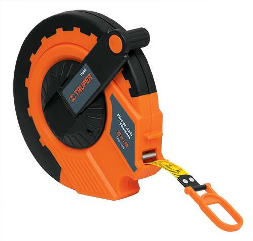 Cinta larga 20 m de fibra de vidrio, carcasa plástica TP20ME, 12638