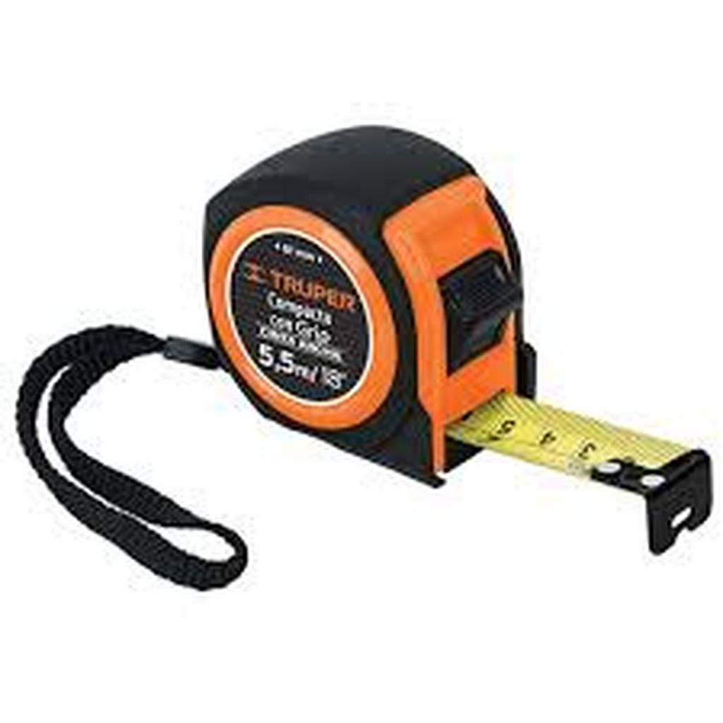 Flexómetro compacto contra impactos 5.5 m cinta 25 mm FCG-55M, 12773