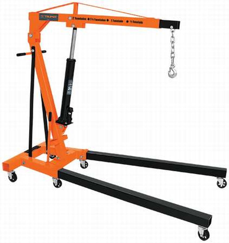 Pluma hidráulica 2 ton, plegable, Truper PHF-2, 12888