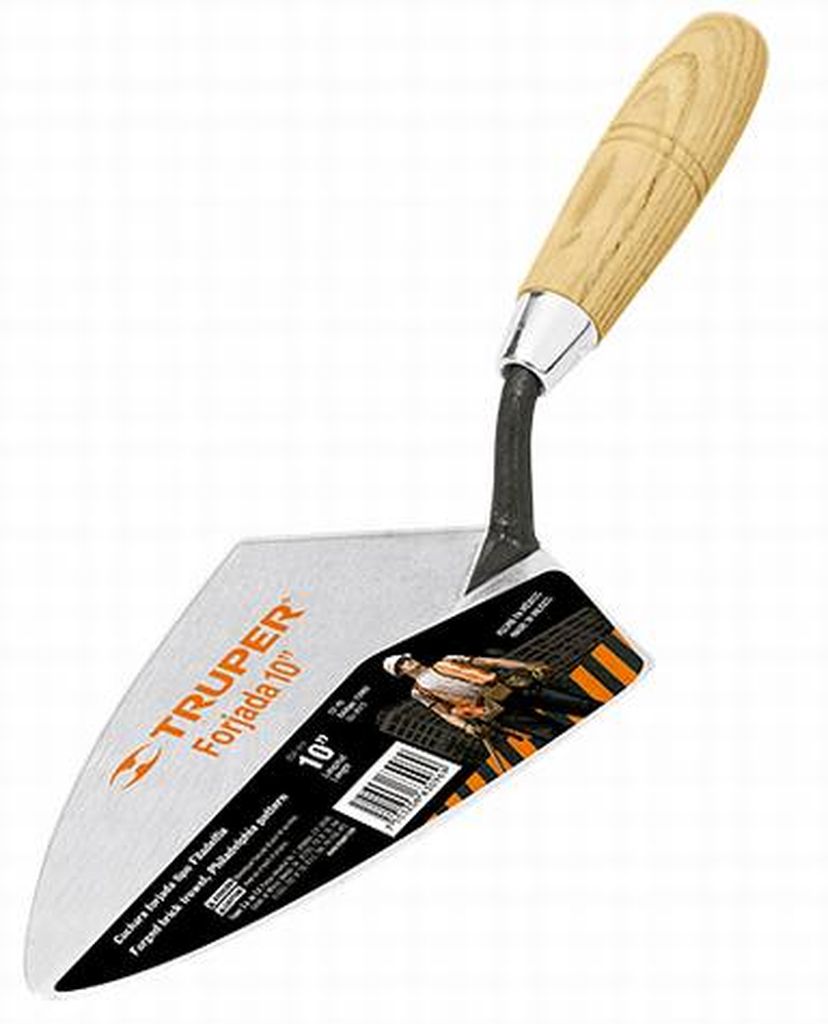 Cuchara para albañil 10' forjada tipo Filadelfia, Truper CT-10, 12992