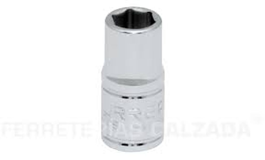 Dado de 1/4', 6 puntas, cuadro 1/4', Truper D-1408, 13156