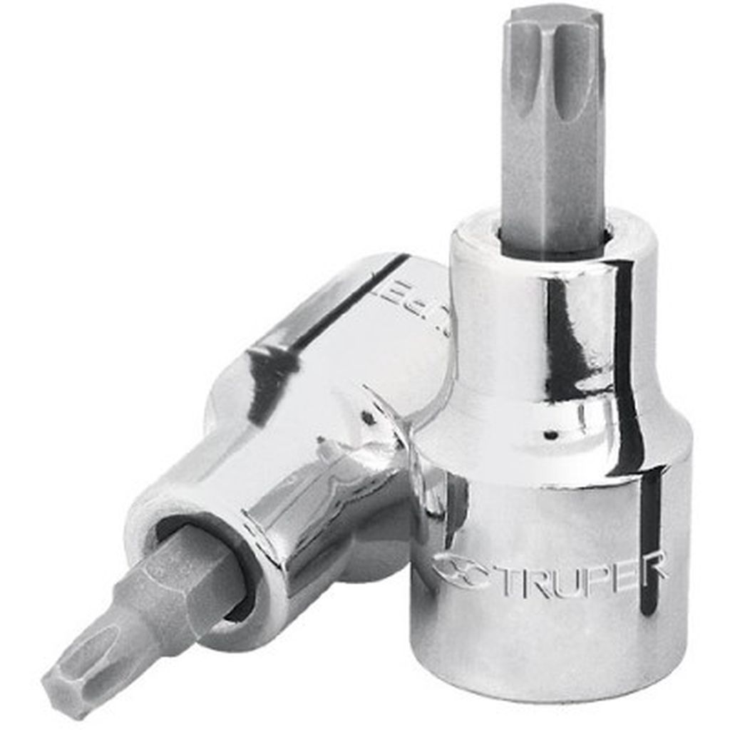 Dado punta torx T-25, cuadro 1/2', Truper D-543925-W, 13435