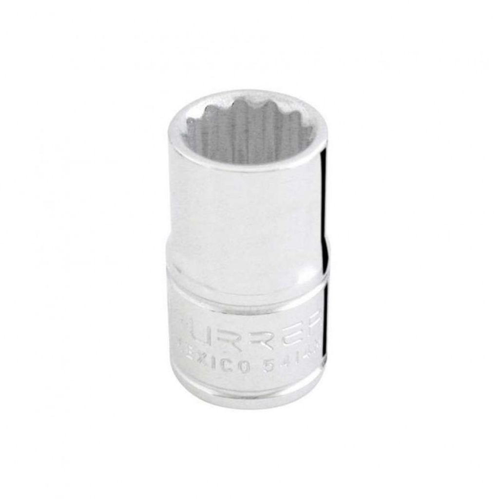 Dado de 13 mm, 12 puntas, cuadro 1/2', Truper D-1213-EM, 13527