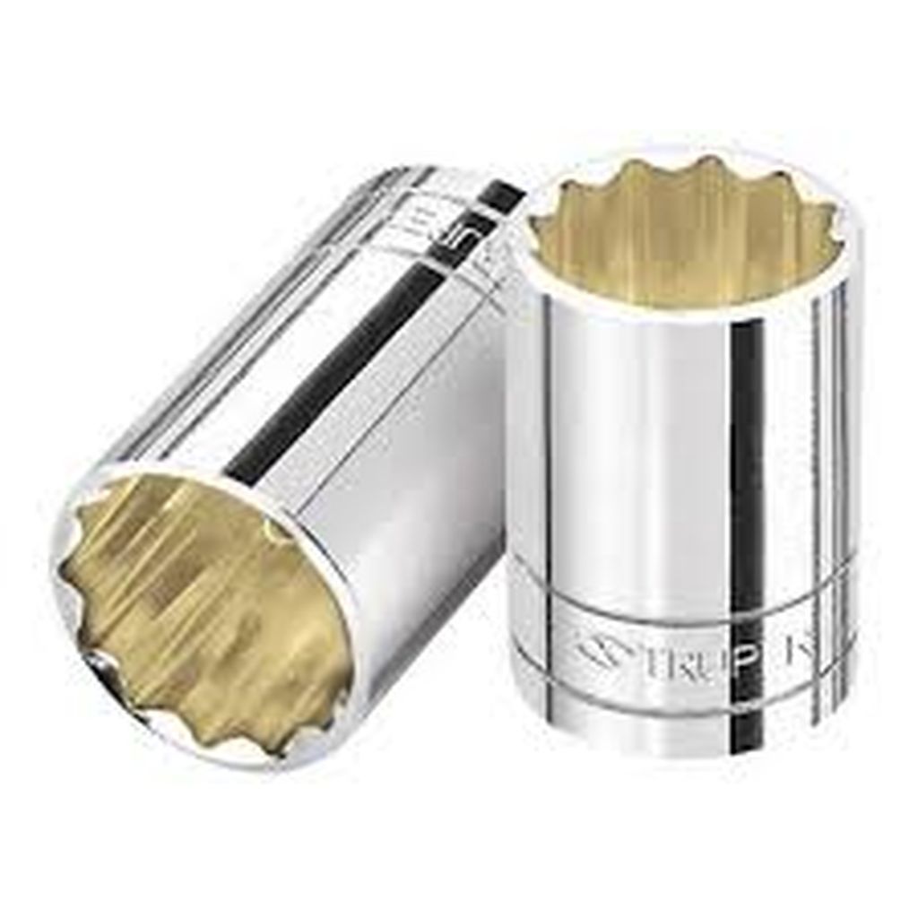 Dado de 24 mm, 12 puntas, cuadro 1/2', Truper D-1224-EM, 13538