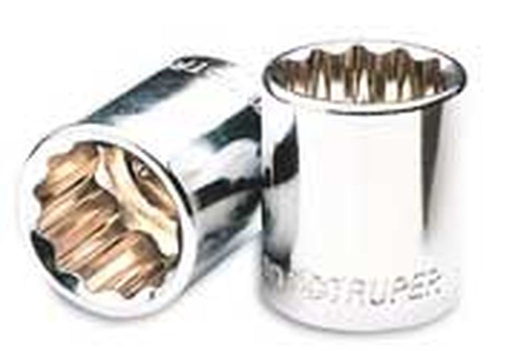 Dado de 7 mm, 12 puntas, cuadro 3/8', Truper D-3807-M, 13627