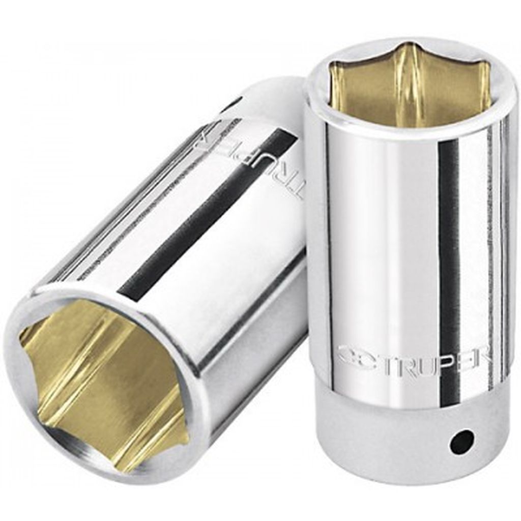 Dado largo de 1-1/4', 6 puntas, cuadro 3/4', Truper D-3440-HL, 13887