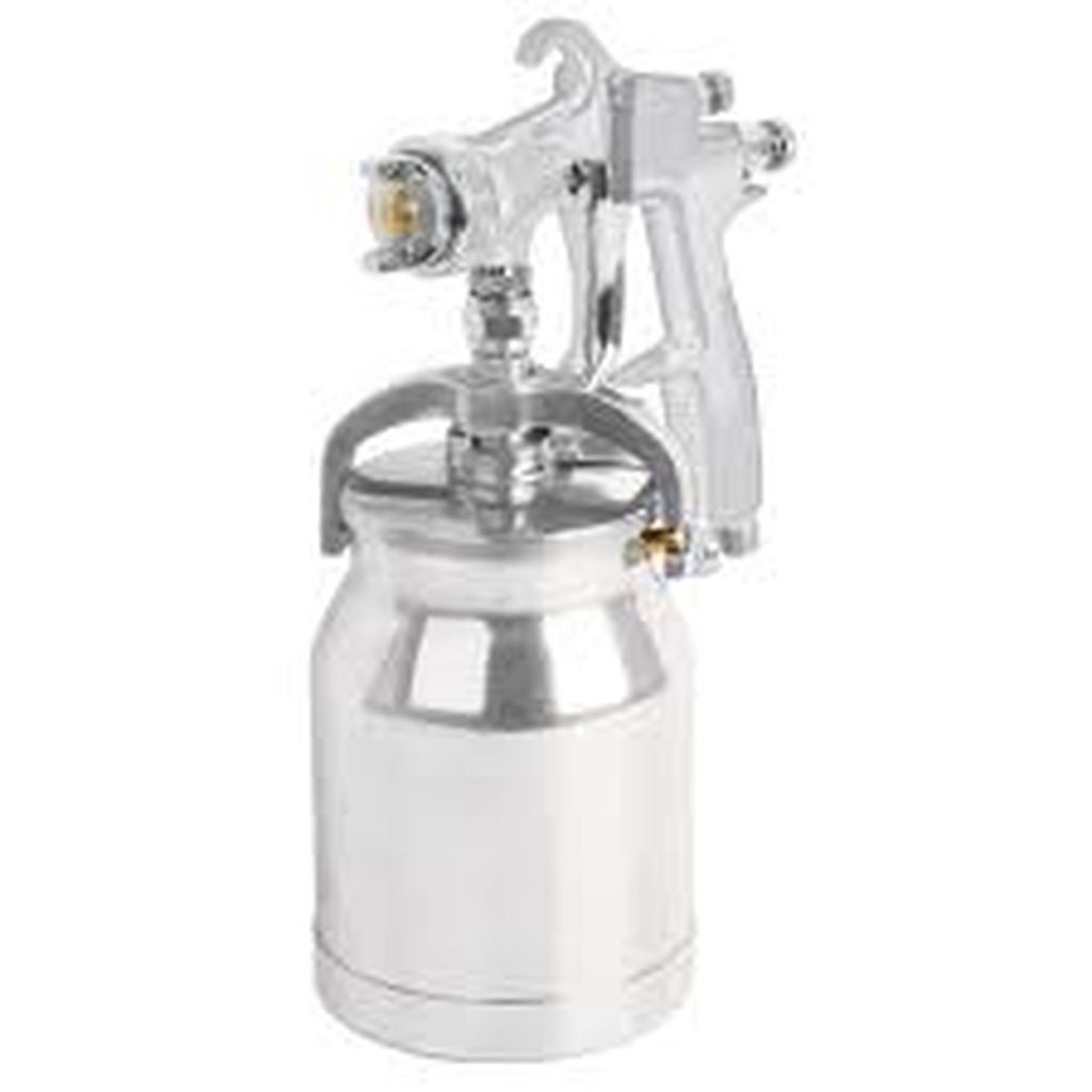 Pistola p/pintar succión HVLP vaso aluminio, 1.4 mm, Truper PIPI-330, 14084