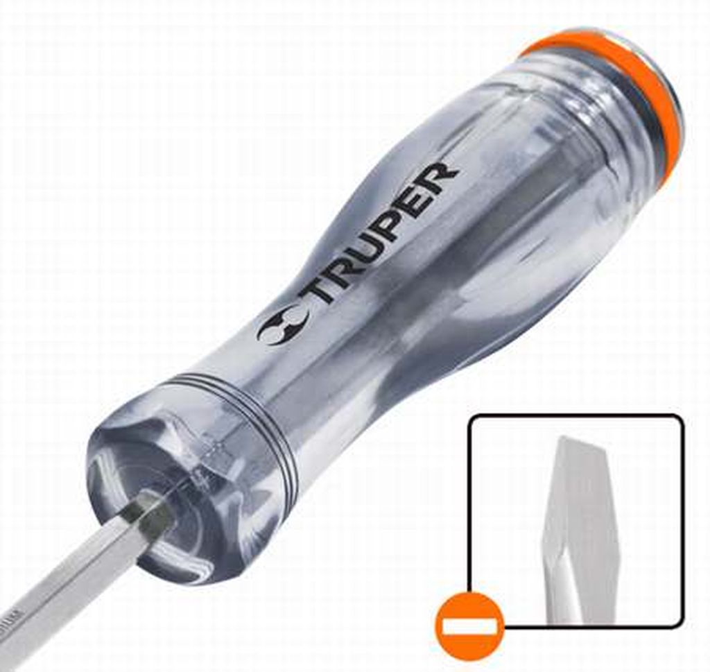 Desarmador plano de golpe 3/16' x 3', Truper Expert GO-3/16X3P, 14155