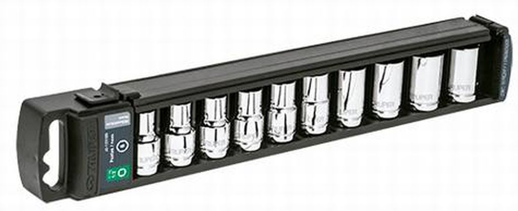 Juego de 10 dados cuadro 1/2' mm, Truper JD-1/2X10M, 14177