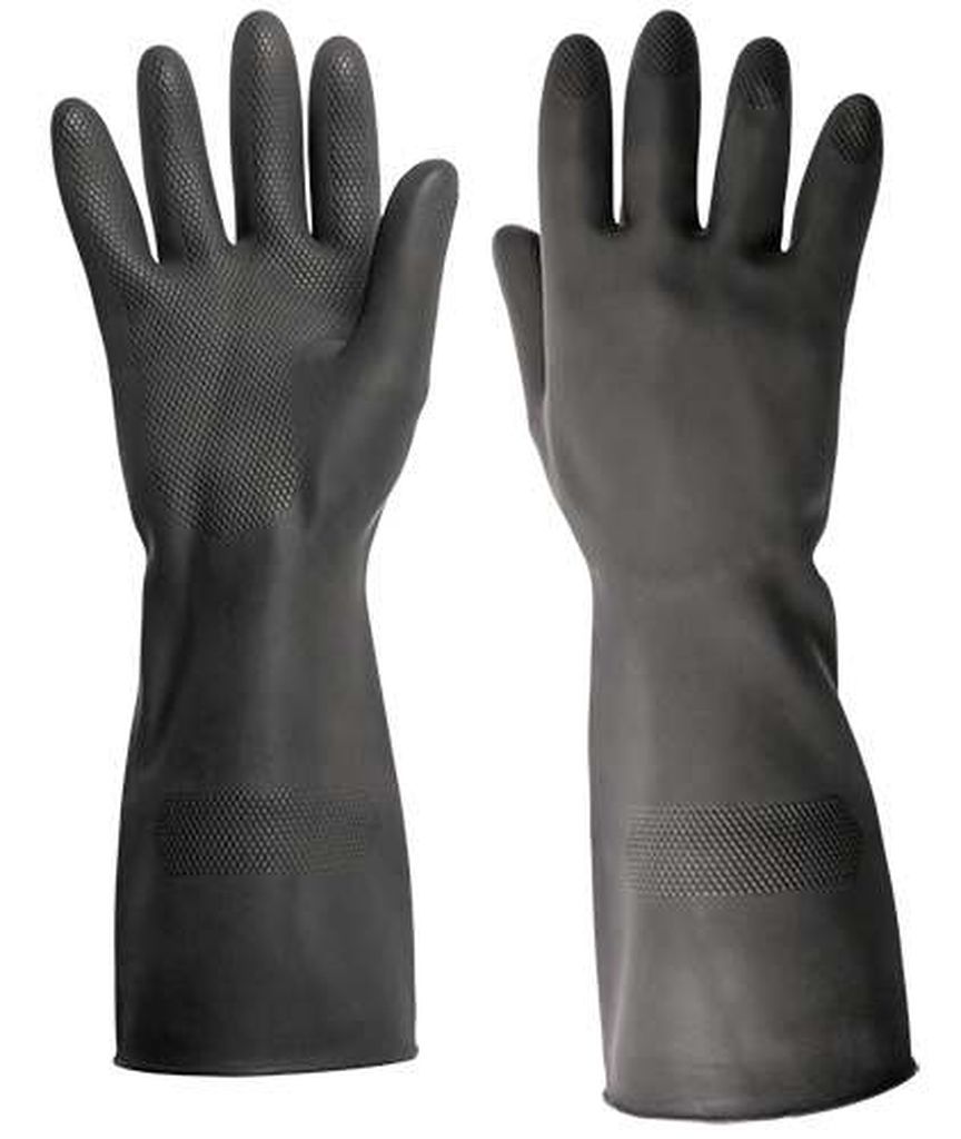 Guantes de neopreno p/manejo de químicos, medianos, Truper GU-812, 14270