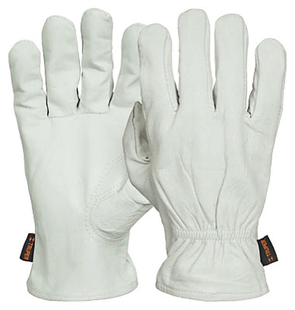 Guantes de piel de cabra, tipo operador, Truper GU-725, 14286