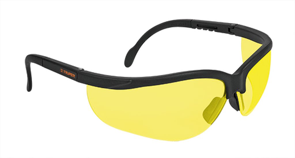 Lentes de seguridad ámbar, Truper Vision LEDE-SA, 14304