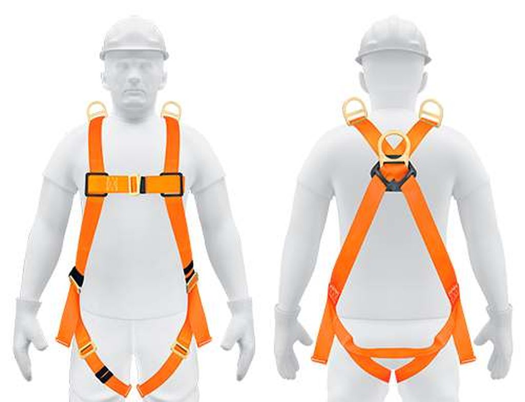 Arnés de cuerpo completo con 3 anillos, ANSI, Truper ARN-5437, 14433