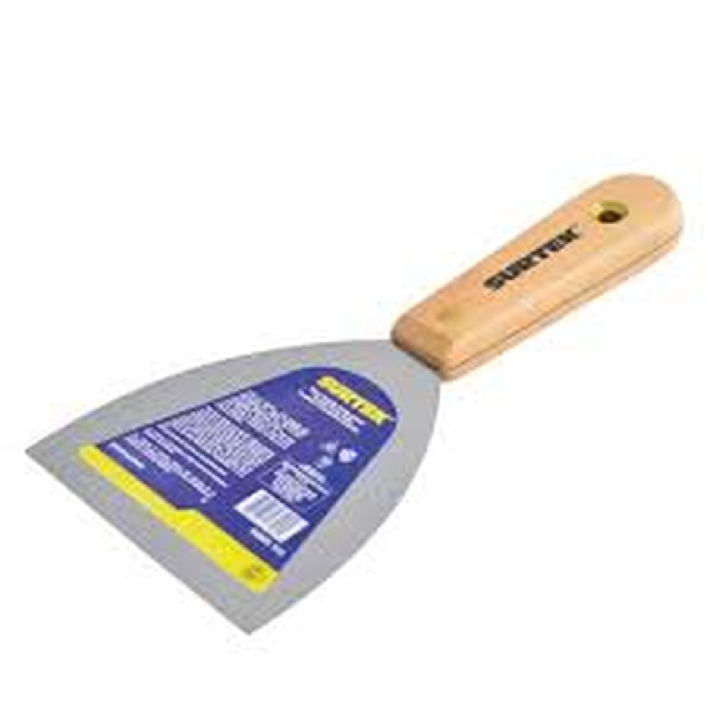 Espátula flexible 1' con mango de madera, Truper ET-1F, 14447
