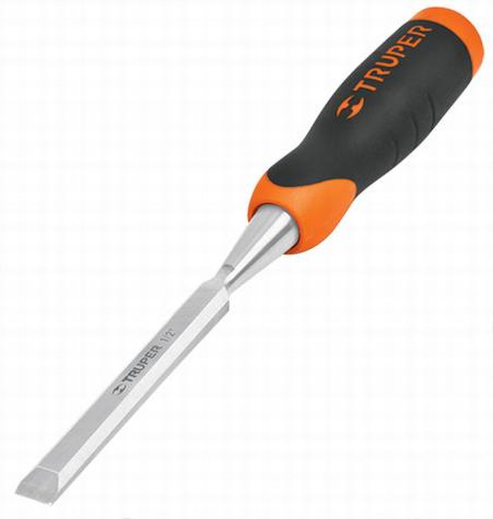 Formón 1/2' mango Comfort Grip, Truper FT-1/2, 14621