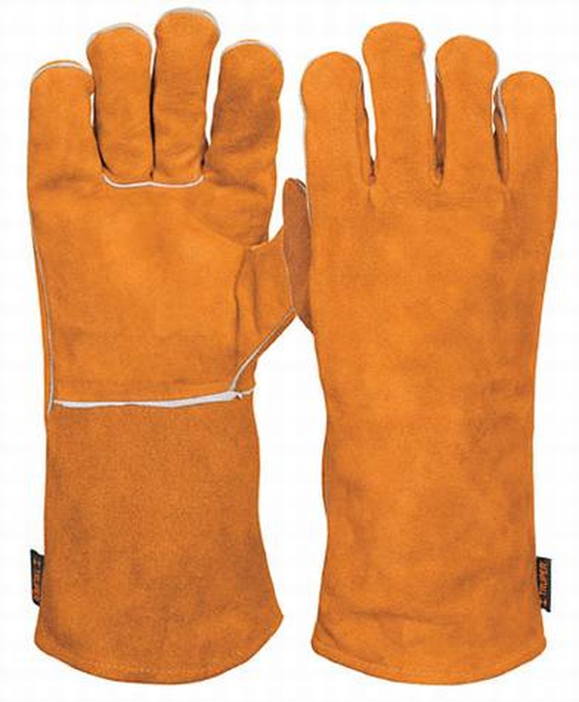Guantes azules reforzados para soldador, Truper GU-515, 15246