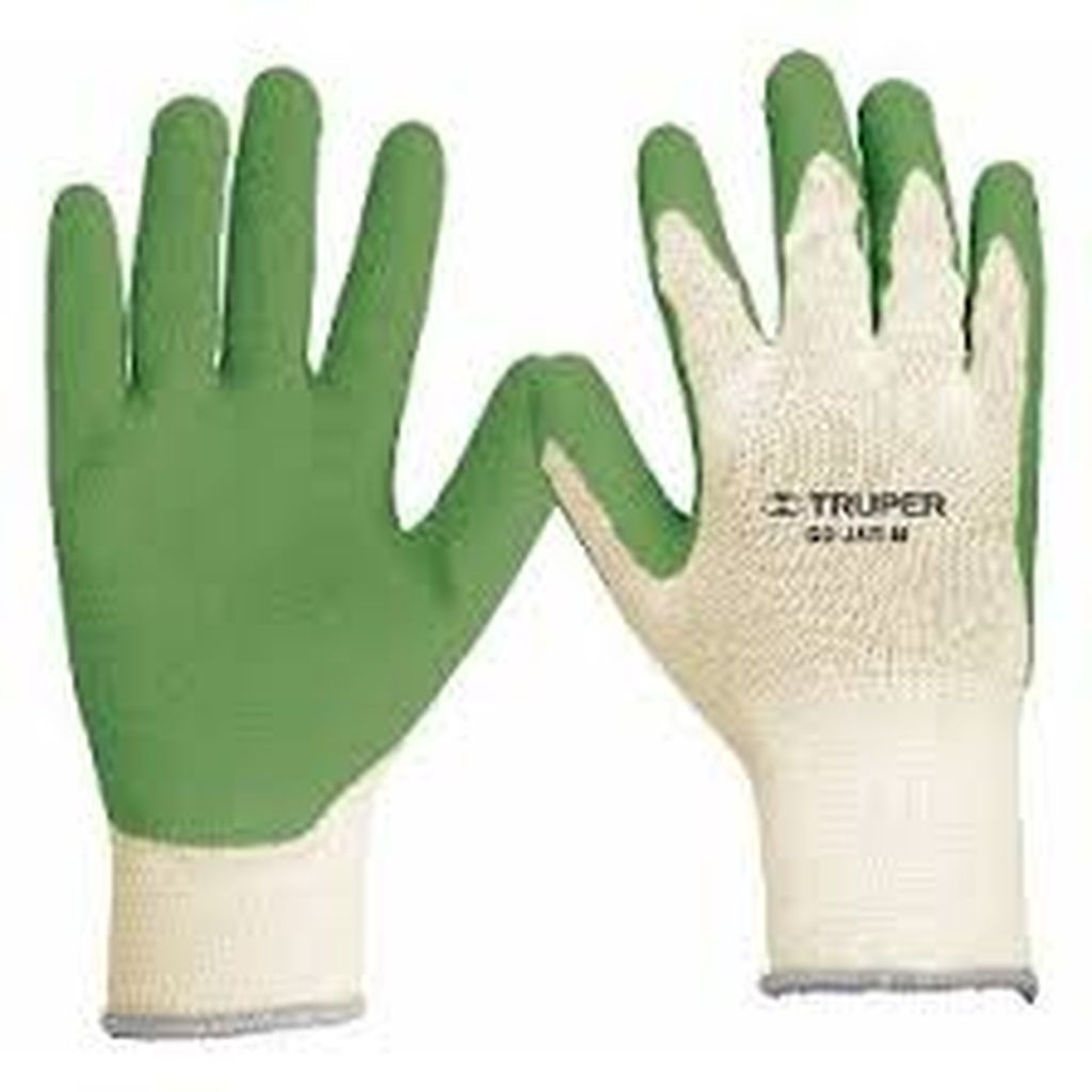 Guantes de poliéster recubiertos de latex, G, Truper GU-413, 15267