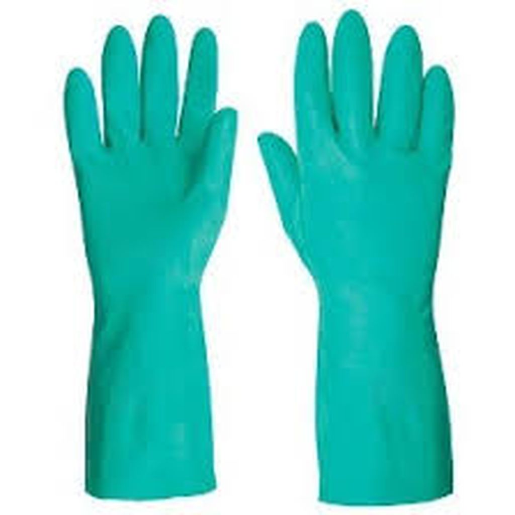 Guantes de nitrilo verde, multiusos, chicos, Truper GU-821, 15322