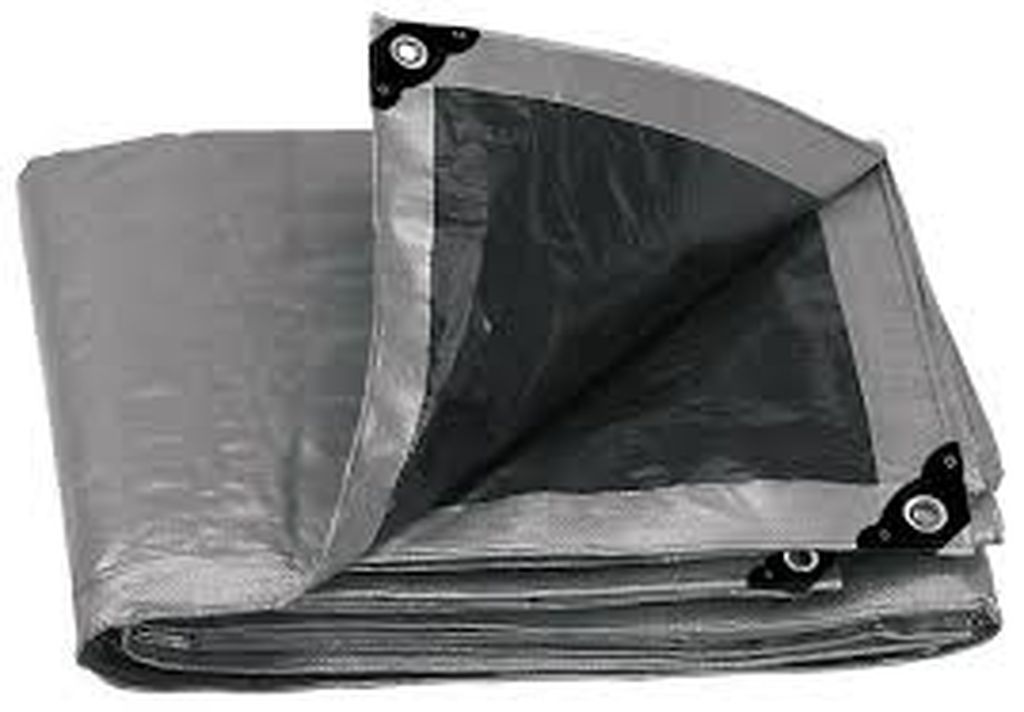 Lona gris reforzada 3 x 4 m, Truper LT-34, 15363