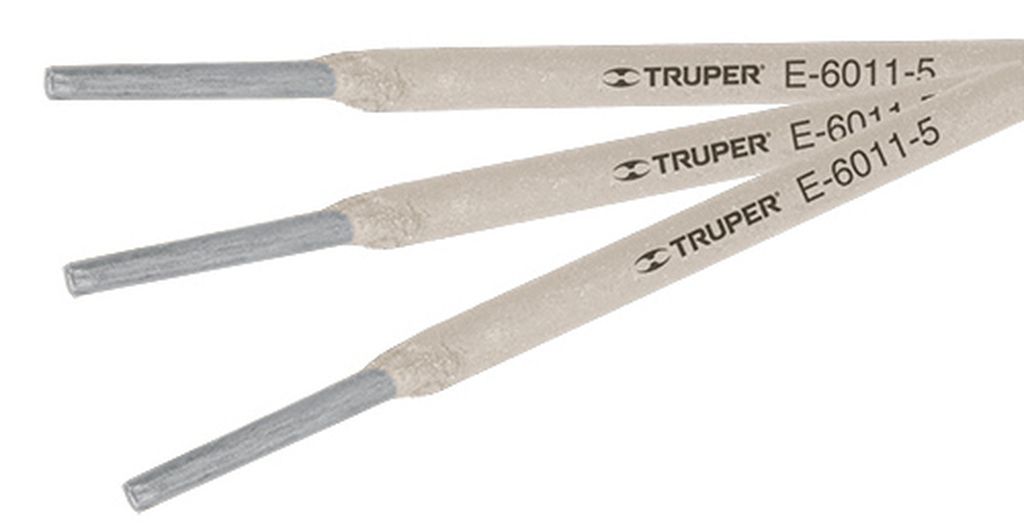 [15460] Bolsa con 1 kg de electrodos 6011 de 1/8', Truper E6011-4, 15460