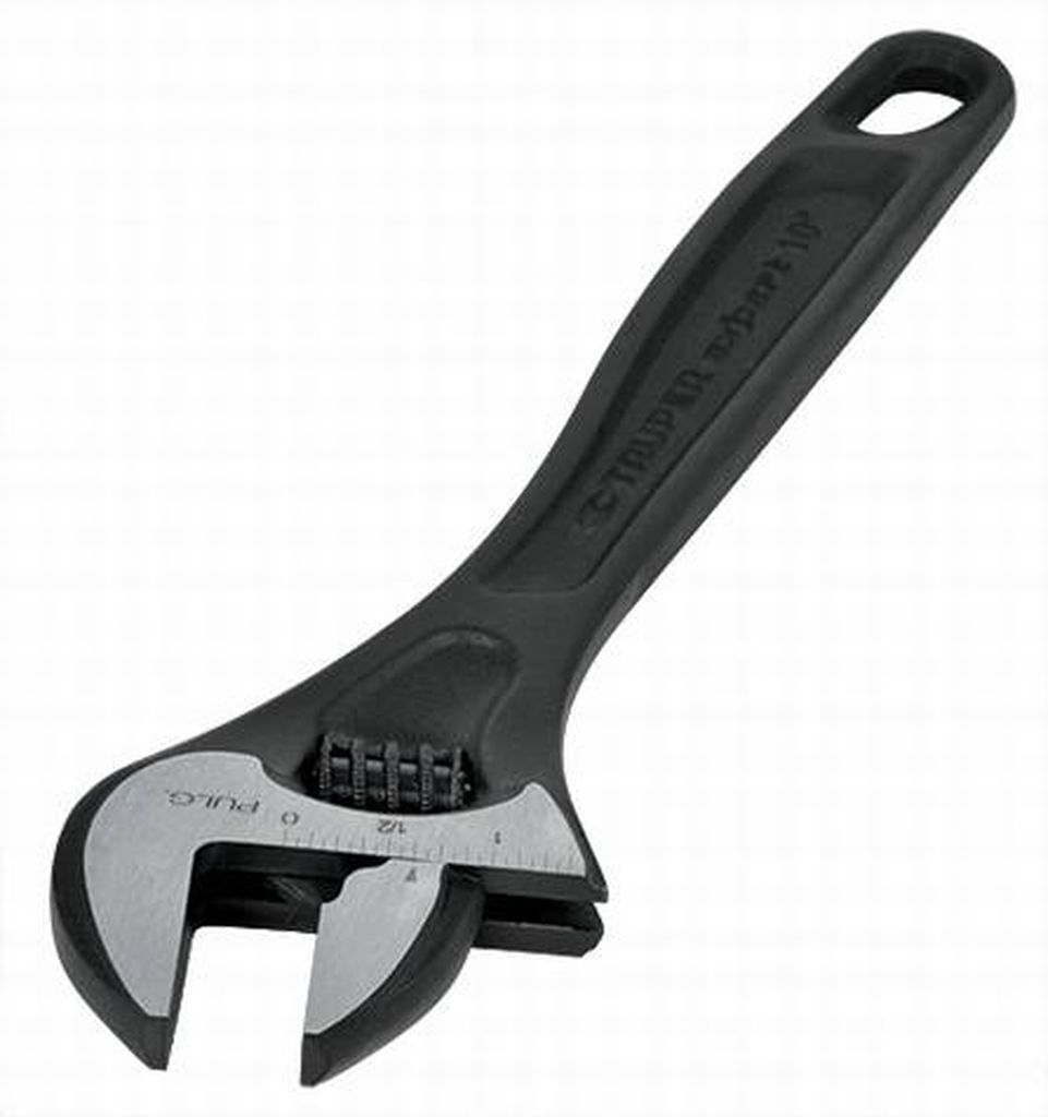 Llave ajustable (perico) 10' profesional pavonada, Expert PET-10, 15502