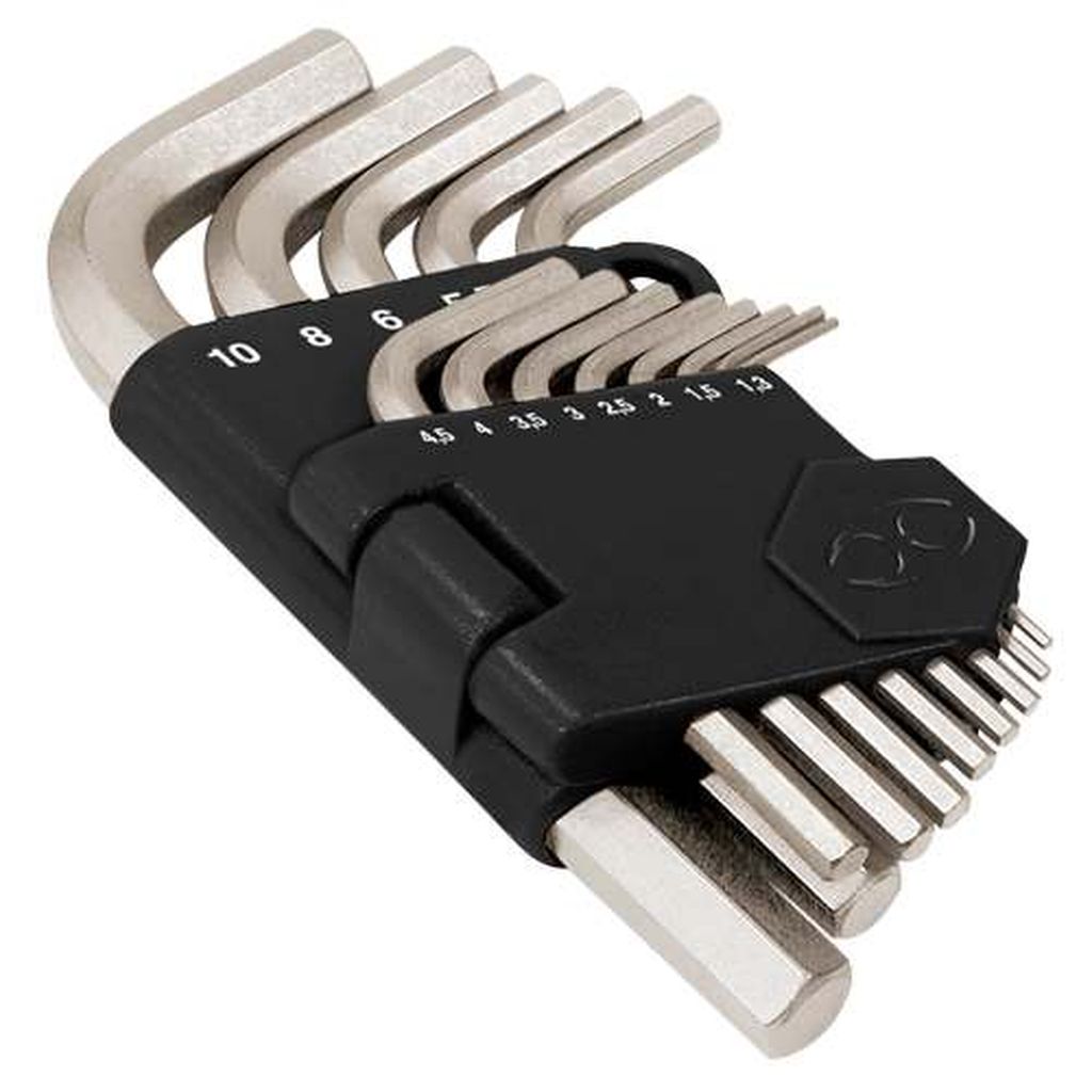 Juego 13 llaves allen mm punta hexagonal con organizador ALL-13M, 15542