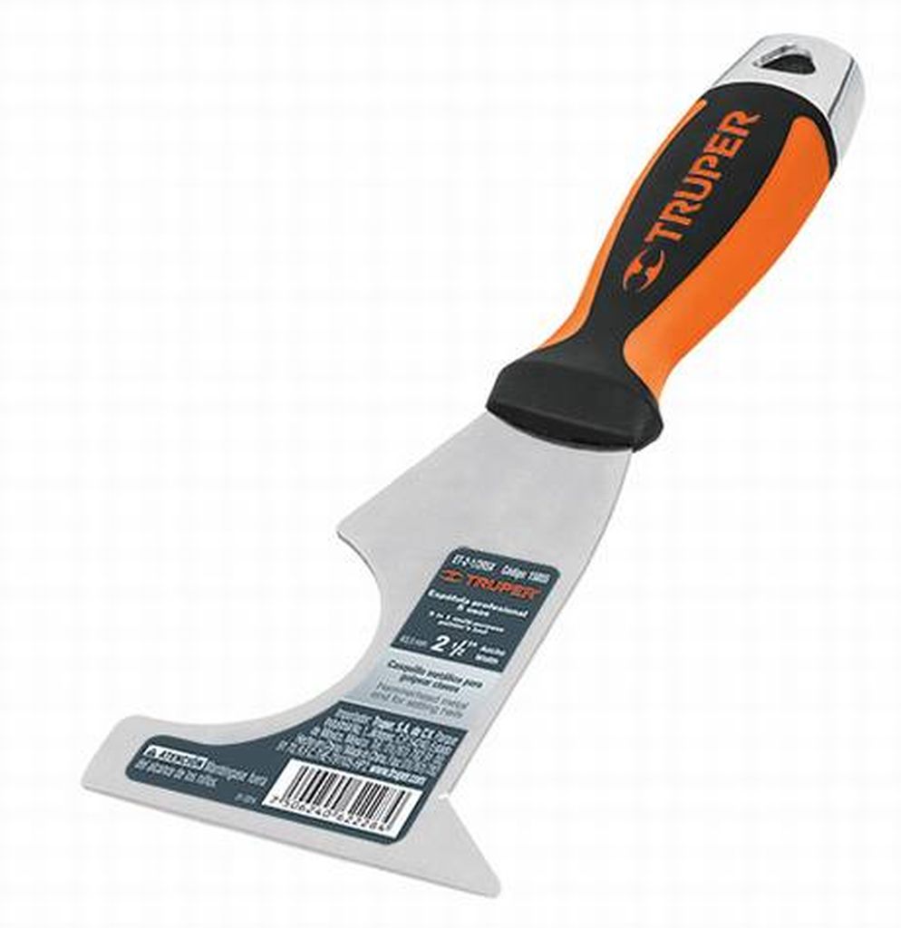 Espátula 2-1/2' de 5 usos, acero inox, Comfort Grip, Expert ET-2-1/2R5X, 15855