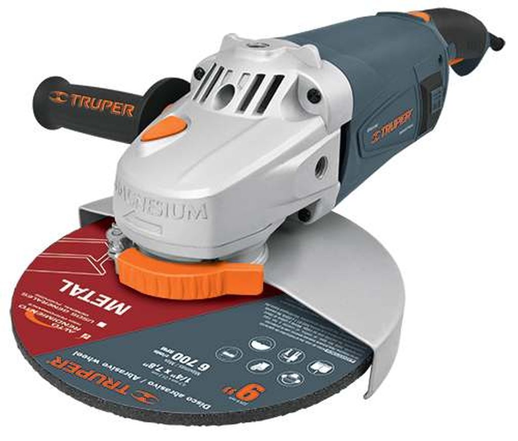 Esmeriladora angular 9' 2350 W, industrial, Truper ESMA-9N2, 16590