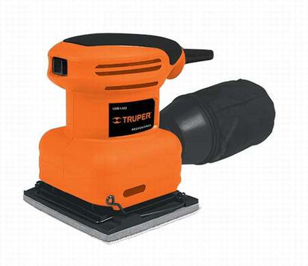 Lijadora orbital 1/4 hoja 200 W, profesional, Truper LIOR-1/4A2, 16682