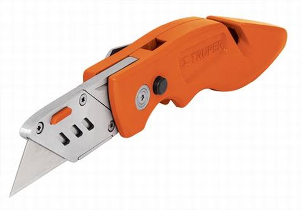 Navaja abatible 7' cuerpo de aluminio y acero inox, Truper NV-7X, 17025