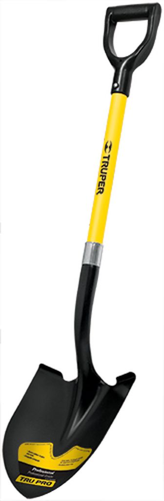 Pala redonda Tru Glass, puño 'Y', mango fibra de vidrio PRY-F, 17150