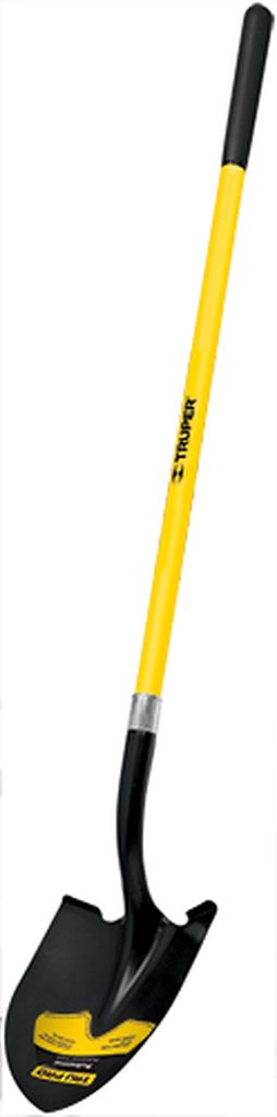 Pala redonda Tru Glass, mango largo de fibra de vidrio PRL-F, 17166