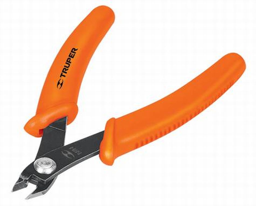 Pinza 5' de corte para electrónica, Truper T275-5, 17314