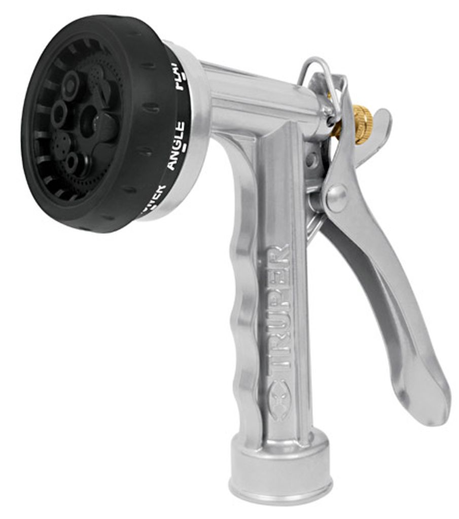 Pistola para riego de 8 funciones metálica, Truper PR-108, 17481