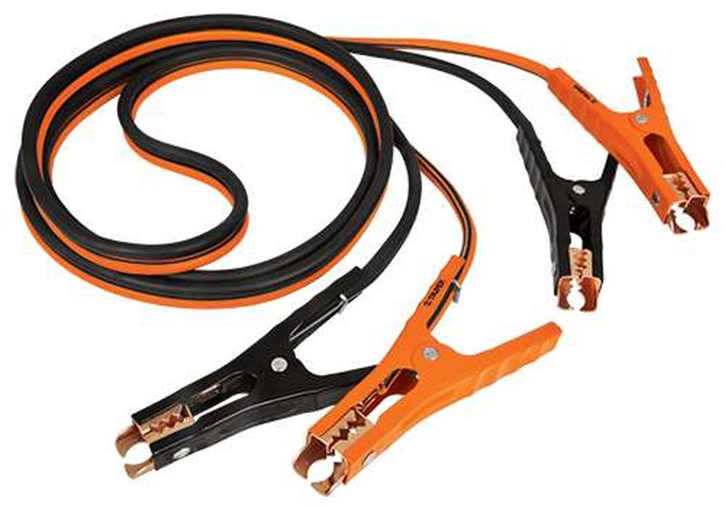 [17543] Cables pasa corriente 3 m, 225 A, 8 AWG, con funda, Truper CAP-3008T, 17543