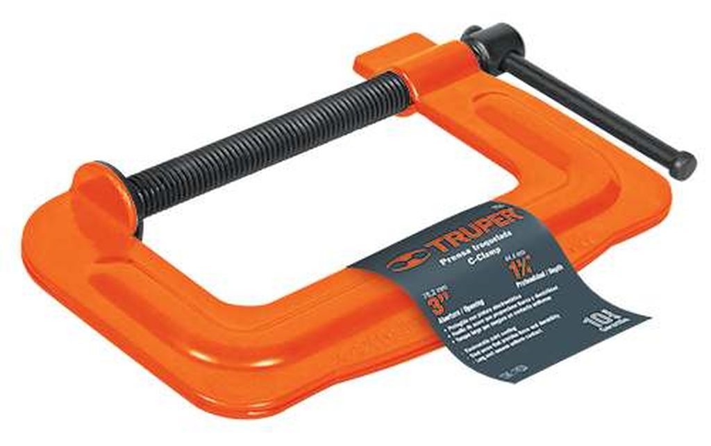 Prensa 3' troquelada de acero, Truper PTR-3, 17668