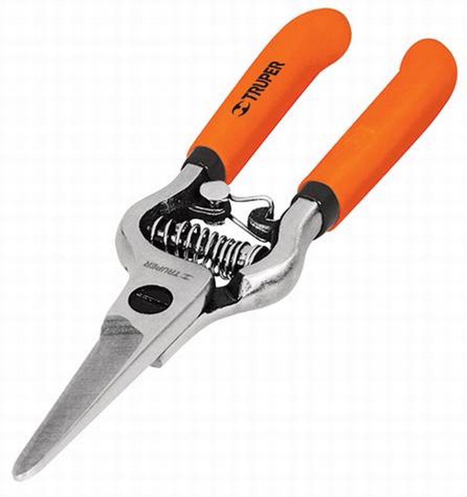 Tijera forjada para poda 6', recta, corte de frutas, Truper T-20, 18456